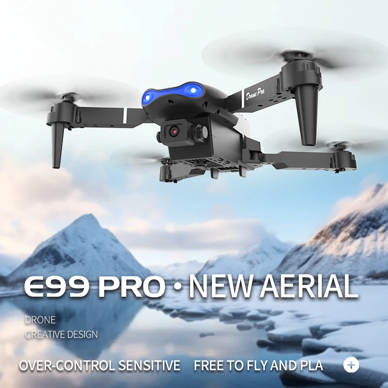 Rc Hobby Wholesale - E99Pro Foldable RC Helicopter 4K 5G