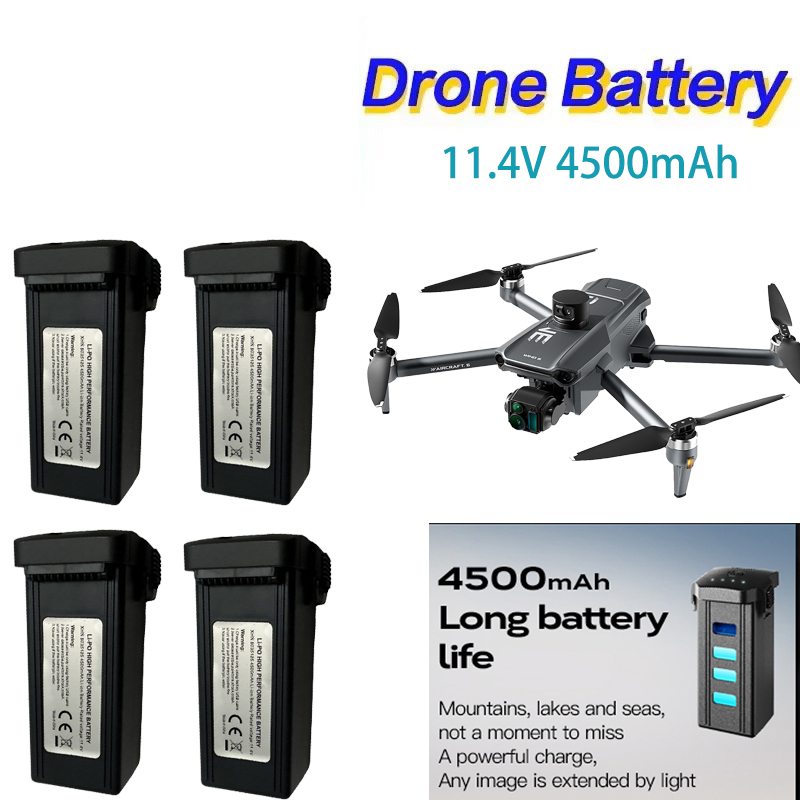 Rc Hobby Parts - 11.4V 4500mAh Intelligent Lipo Battery For
