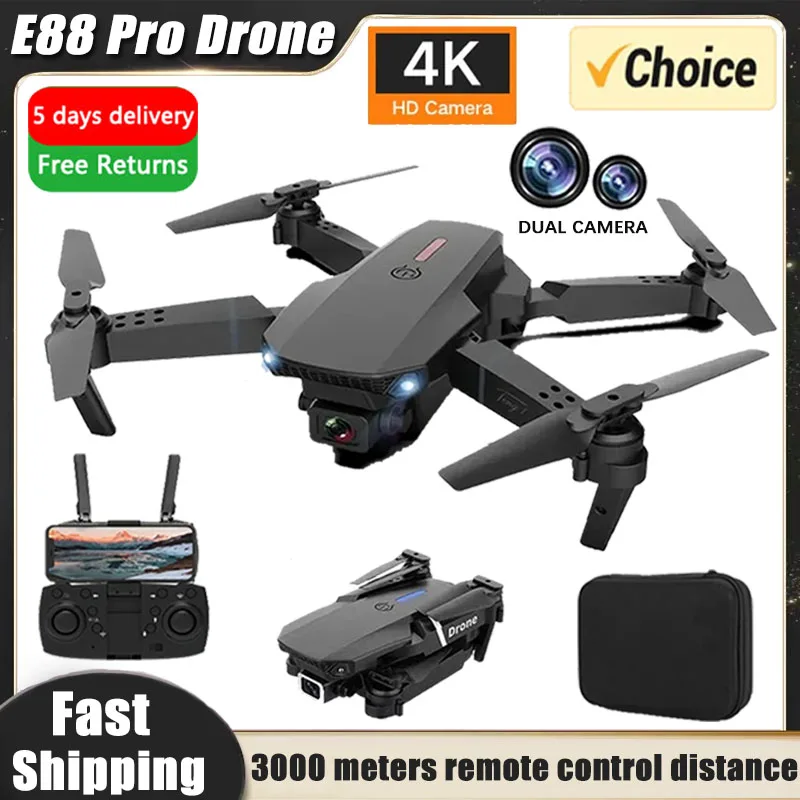 Rc Hobby Wholesale - New E88Pro RC Drone 4K Professinal