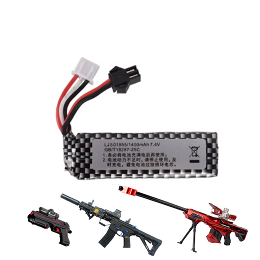 Rc Hobby Parts - 7.4v 1400mah 25C 501855 Lipo Battery