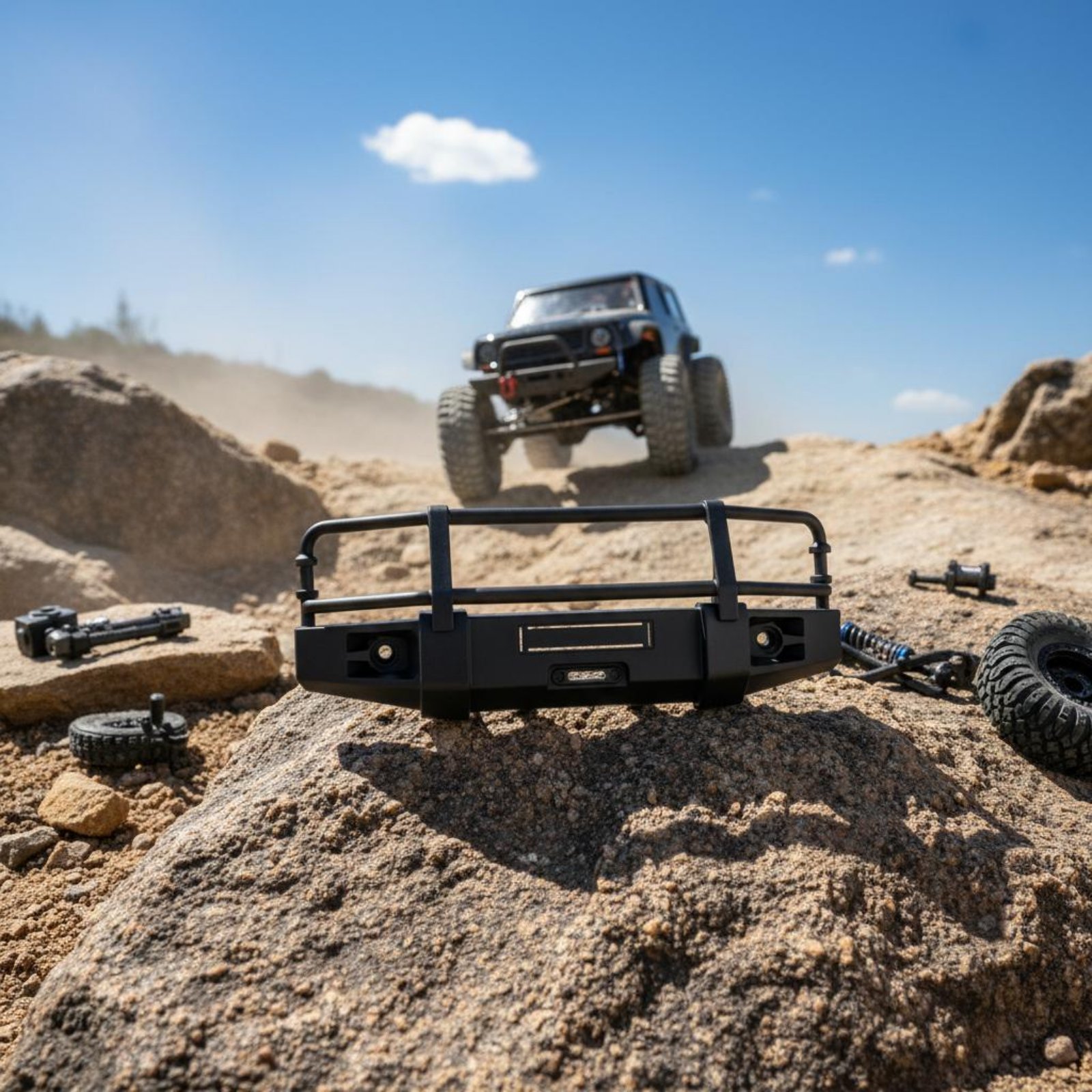 Rc Hobby Crawler - RC Crawler Front Bumper Model Car