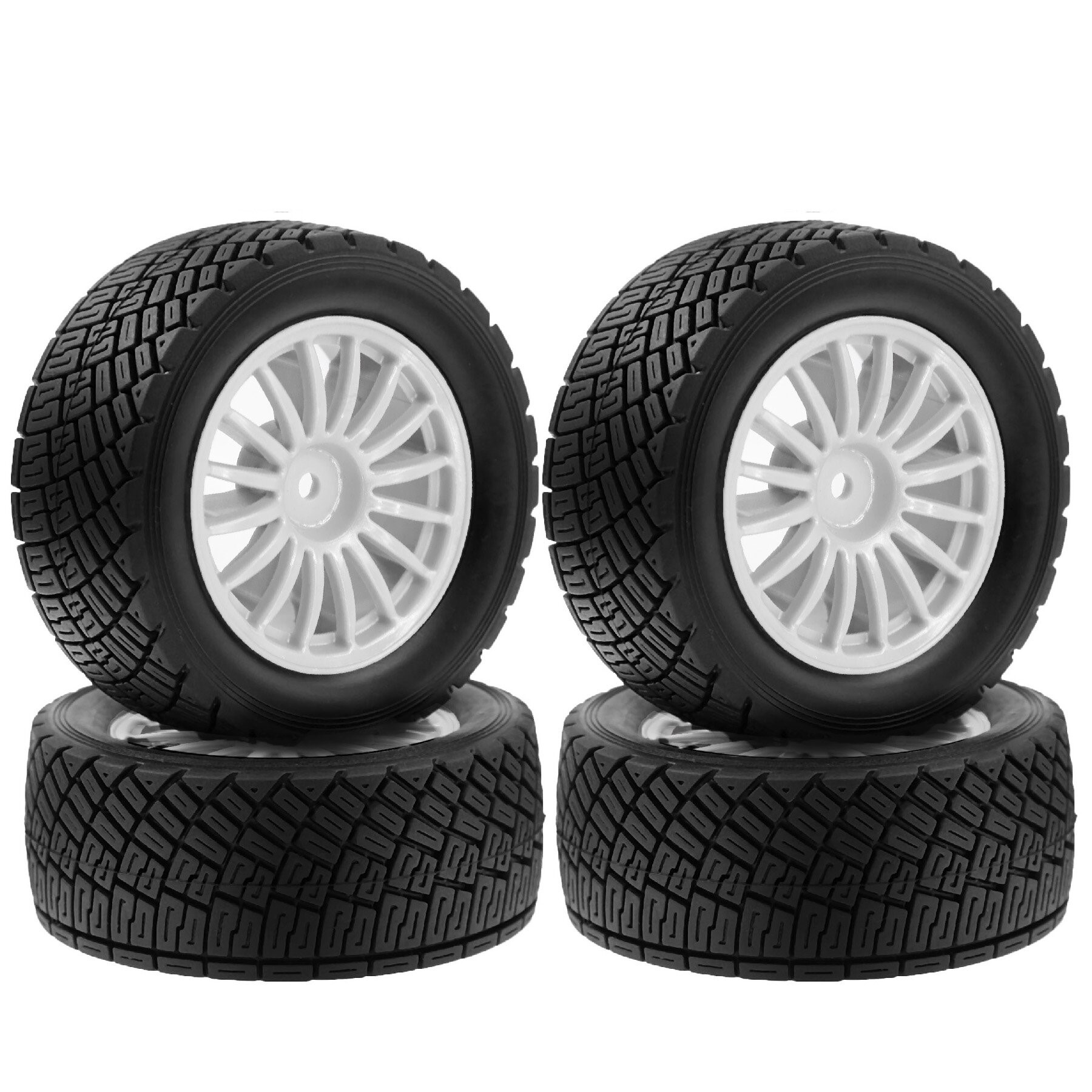 Rc Hobby Crawler - 78mm 1/10 RC Rally Rubber Tires