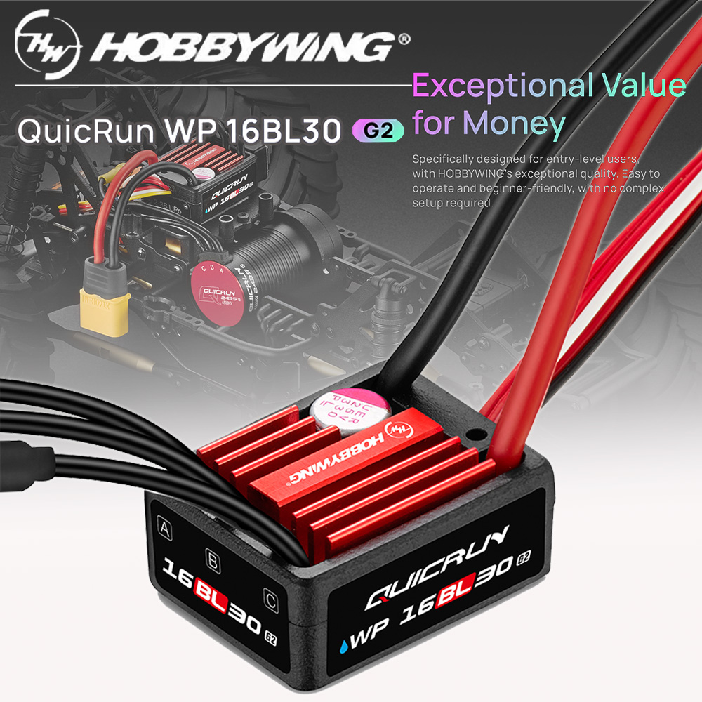 Rc Hobby Parts - Hobbywing QuicRun WP-16BL30 G2 30A 2-3S