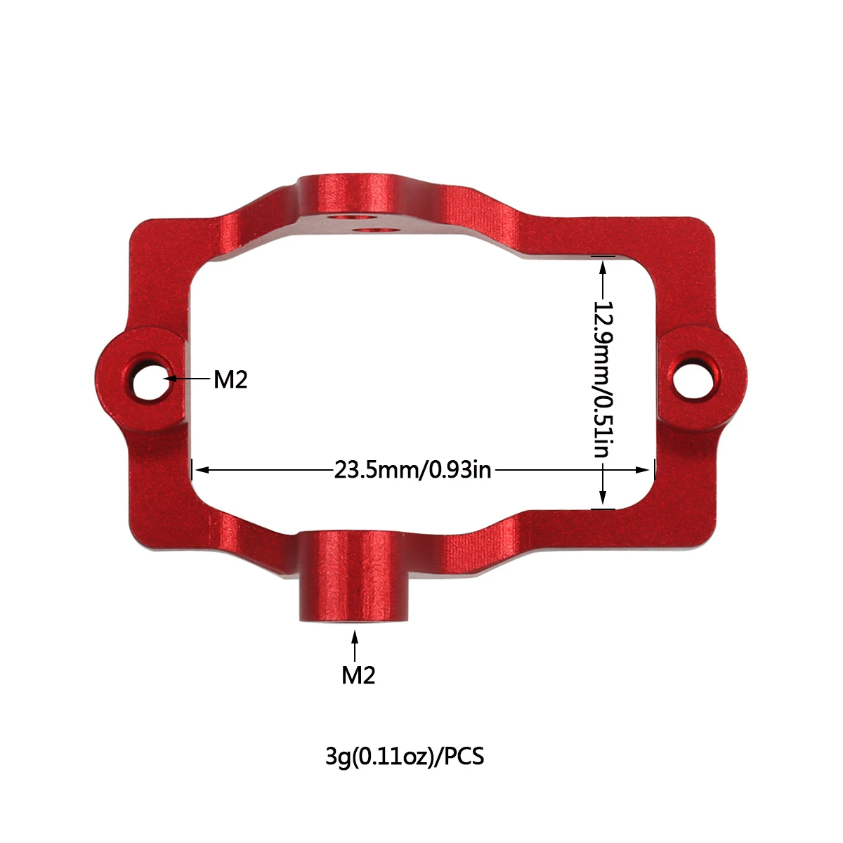 Aluminum CNC TRX4M Servo Mount - Rc Hobby Crawler ulasan dan harga