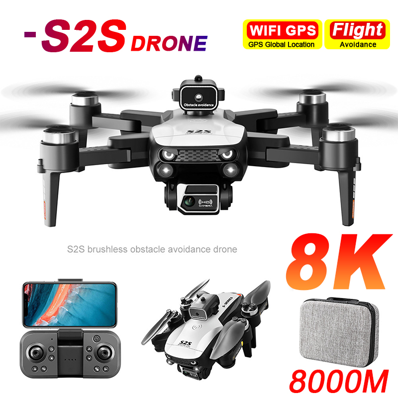 New S2S Drone 8K Professional  - Rc Hobby Wholesale ulasan dan harga