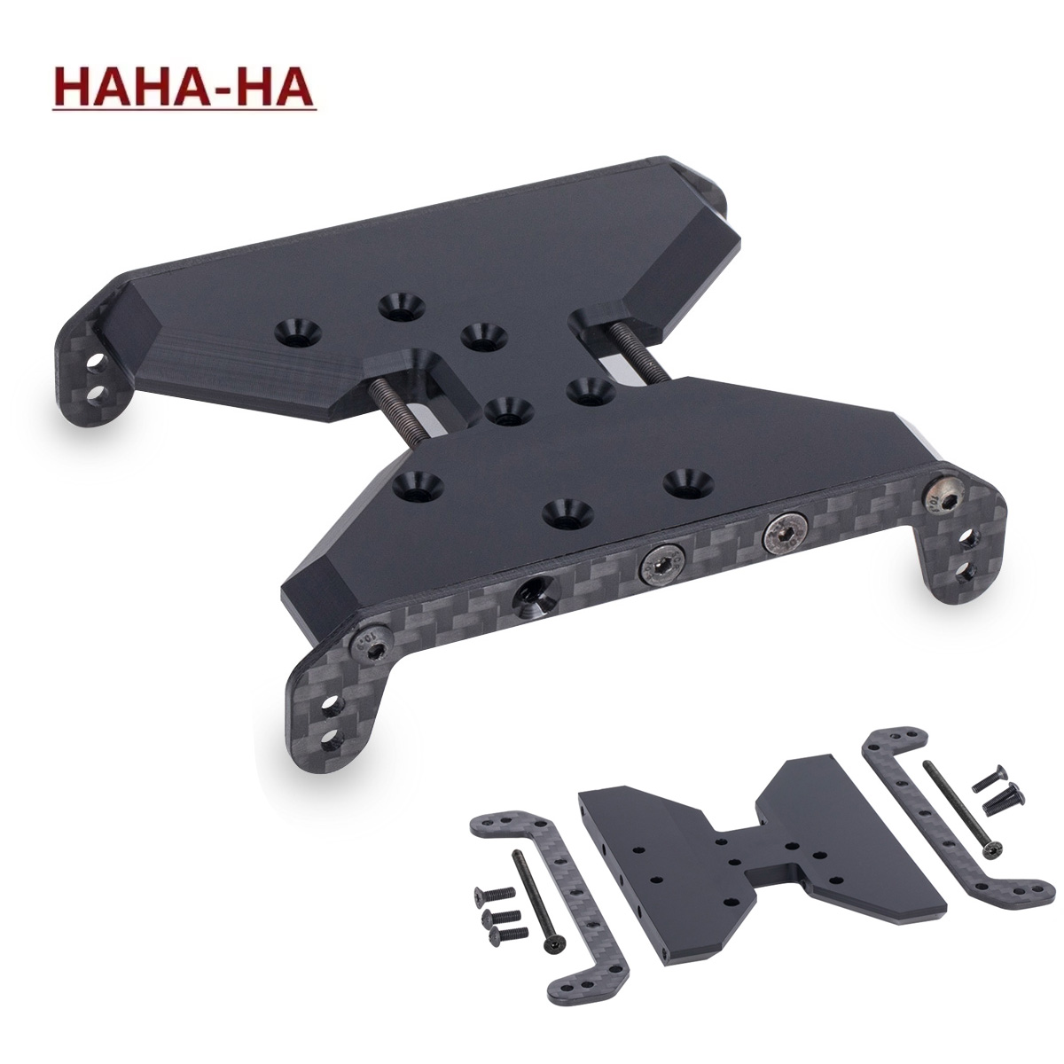 Carbon Fiber Chassis Skid Plat - Rc Hobby Crawler ulasan dan harga