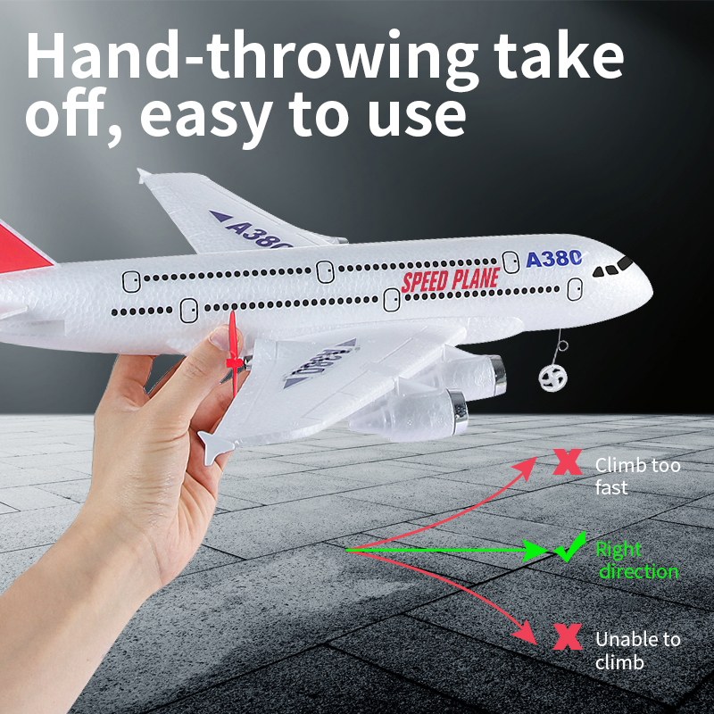 Airbus A380 RC Airplane 2.4G F - Rc Hobby Plane ulasan dan harga