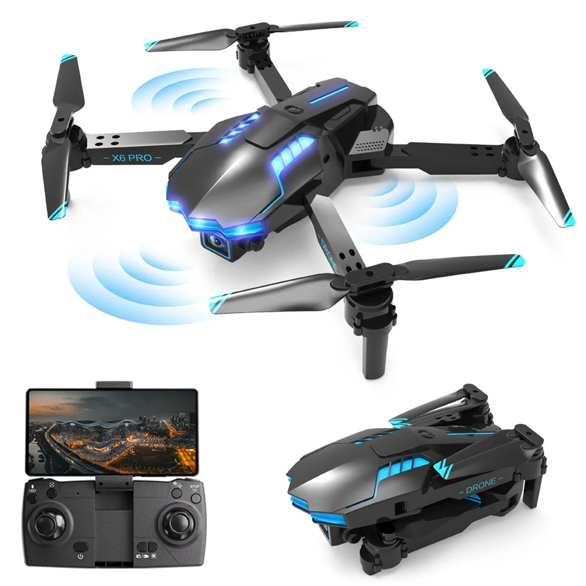 KBDFA X6 PRO Drone With Camera - Rc Hobby Wholesale ulasan dan harga