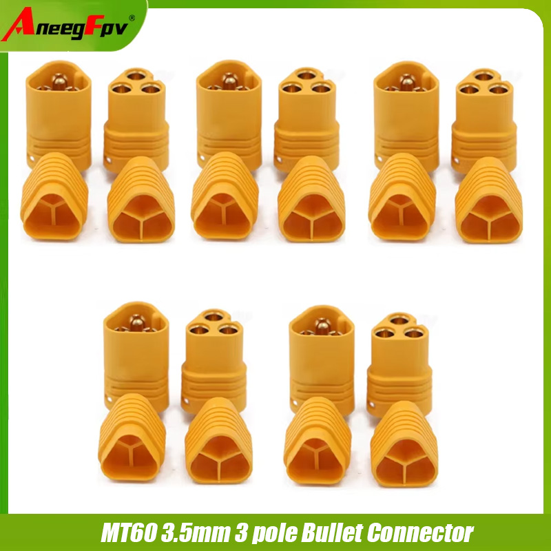 2/5 Pairs AMASS MT60 3.5mm 3 P - Rc Hobby Wholesale ulasan dan harga