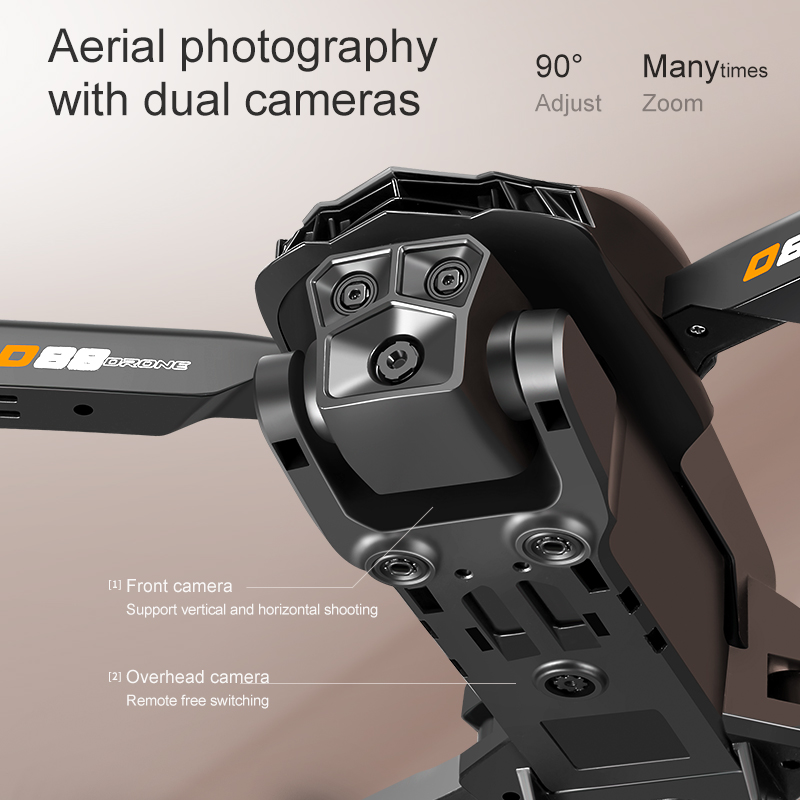 New D88 Drone 8K Optical Flow  - Rc Hobby Wholesale ulasan dan harga