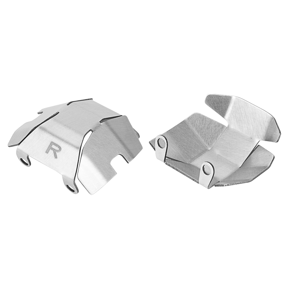 Stainless Steel Skid Plate Cha - Rc Hobby Crawler ulasan dan harga